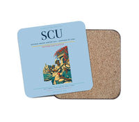 Thumbnail for Antonio Maceo Airport (SCU) design on light blue 1 piece coaster