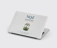 Thumbnail for Nursultan Nazarbayev International Airport Astana (NQZ) design on light gray MacBook case