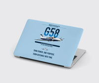 Thumbnail for Beechcraft Baron G58 design on light blue MacBook case