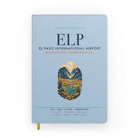 Thumbnail for El Paso International Airport (ELP) design on light blue notebook