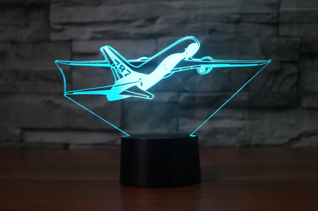 Customisable Boeing 787 3D Lamp - view 6