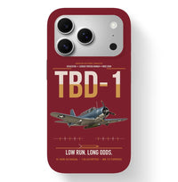 Thumbnail for TBD-1 Devastator design on dark red magsafe iphone case, for iPhone 17 Pro