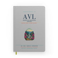 Thumbnail for Asheville Regional Airport (AVL) design on light gray notebook