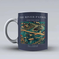 Thumbnail for VINTAGE G4050 - The River Patrol - Ceramic Mug design on darkblue