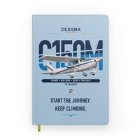 Thumbnail for Cessna 150M design on light blue notebook