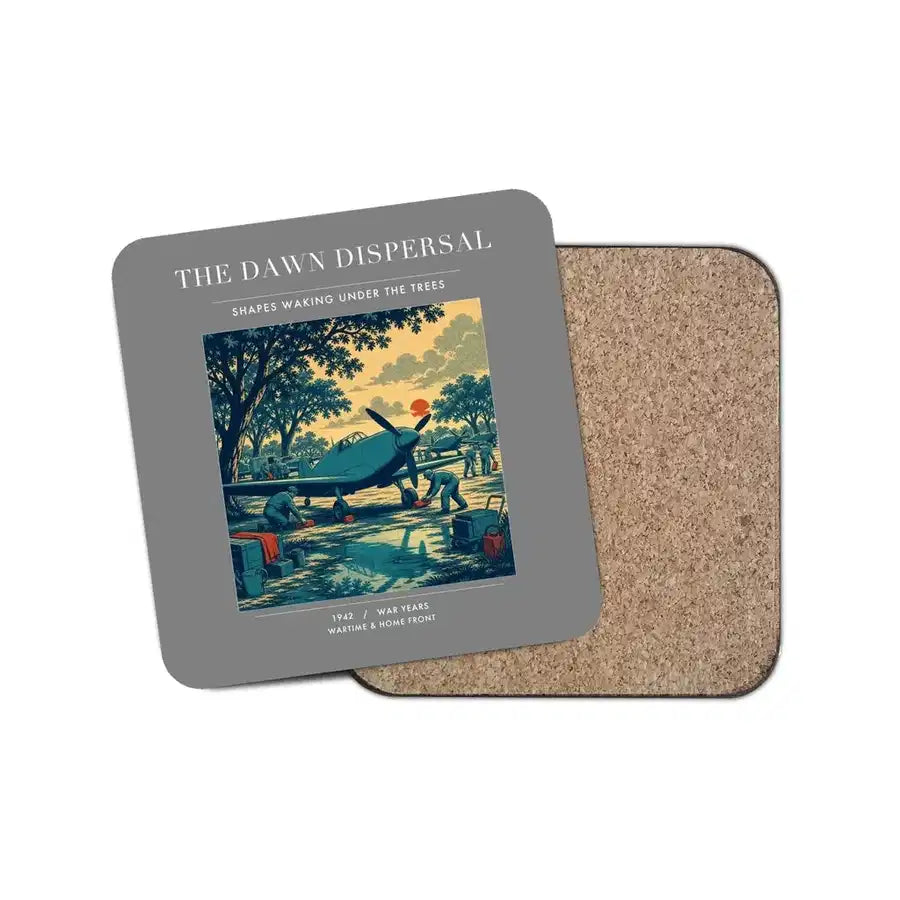 The Dawn Dispersal - Designed Coasters design on gray 1-piece