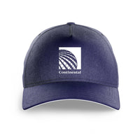 Thumbnail for Continental Airlines logo printed on dark blue cap