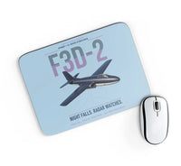 Thumbnail for F3D-2 Skyknight design on light blue rectangle mouse pad