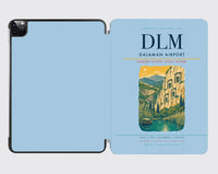 Thumbnail for Dalaman Airport (DLM) design on light blue ipad tablet case