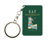 Thumbnail for Pangborn Memorial Airport (EAT) design on dark green key chain