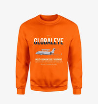 Thumbnail for Saab GlobalEye design on orange sweatshirt