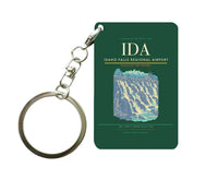 Thumbnail for Idaho Falls Regional Airport (IDA) design on dark green key chain