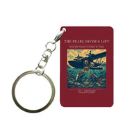 Thumbnail for VINTAGE G4271 - The Pearl Diver's Lift - Designed Key Chain design on darkred