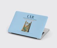 Thumbnail for Luxor International Airport (LXR) design on light blue MacBook case