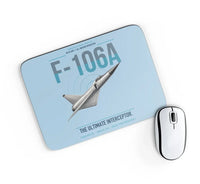 Thumbnail for F-106A Delta Dart design on light blue rectangle mouse pad