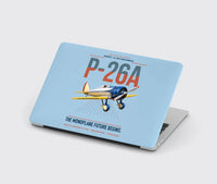 Thumbnail for Boeing P-26A Peashooter design on light blue MacBook case