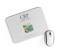 Thumbnail for Corpus Christi International Airport (CRP) design on light gray rectangle mouse pad
