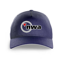 Thumbnail for Northwest Airlines NEW logo printed on dark blue cap