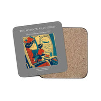 Thumbnail for The Window Seat Child - Designed Coasters design on gray 1-piece
