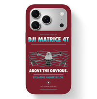 Thumbnail for DJI Matrice 4T Case design on dark red iphone case