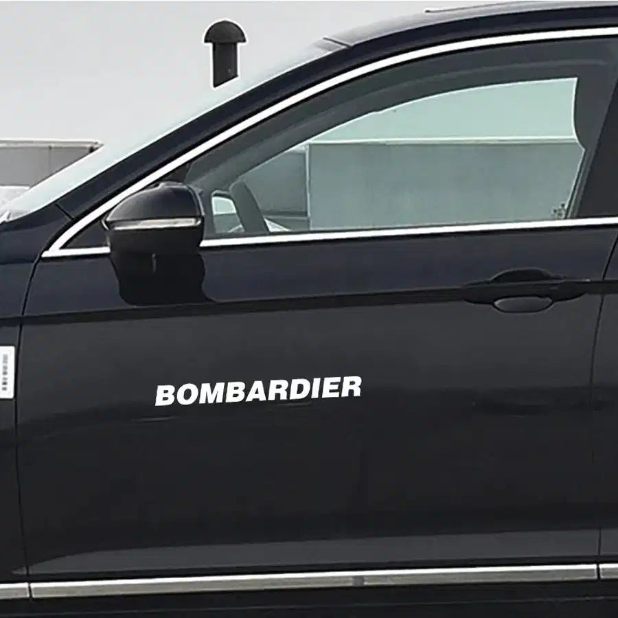 Bombardier Car Sticker - view 5