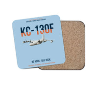 Thumbnail for KC-130F BuNo 149798 design on light blue 1 piece coaster
