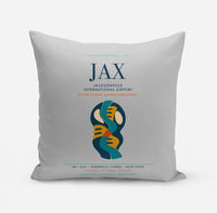 Thumbnail for Jacksonville International Airport (JAX) design on light gray pillow