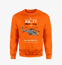 Thumbnail for Bell AH-1Z Viper design on orange sweatshirt