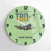 Thumbnail for TBD-1 Devastator design on light green no frame wall clock