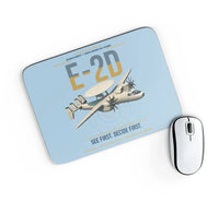 Thumbnail for E-2D Advanced Hawkeye design on light blue rectangle mouse pad