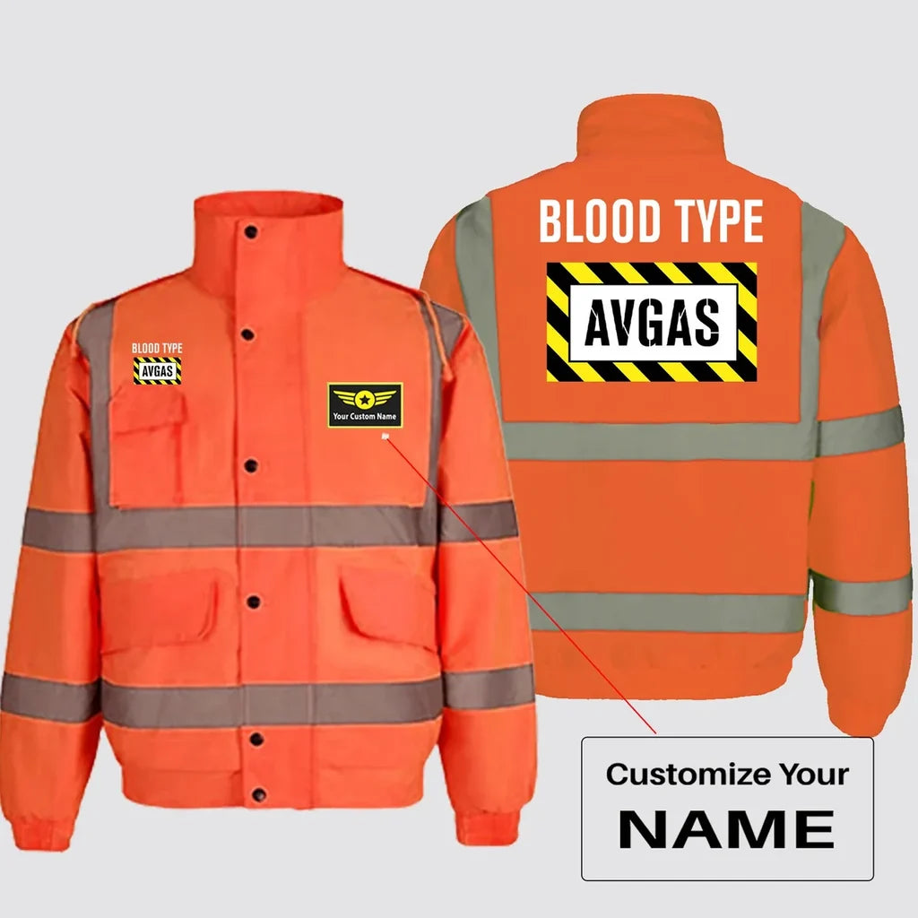 Blood Type AVGAS Winter Jacket - view 5