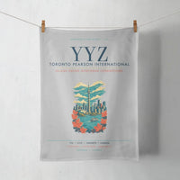 Thumbnail for Toronto Pearson International Airport (YYZ) design on light gray towel