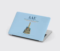 Thumbnail for Rabah Bitat Airport (AAE) design on light blue MacBook case