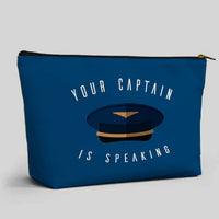 Thumbnail for Your Captain Is Speaking Zipper Pouch - view 5