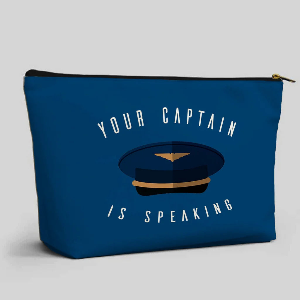 Your Captain Is Speaking Zipper Pouch - view 5