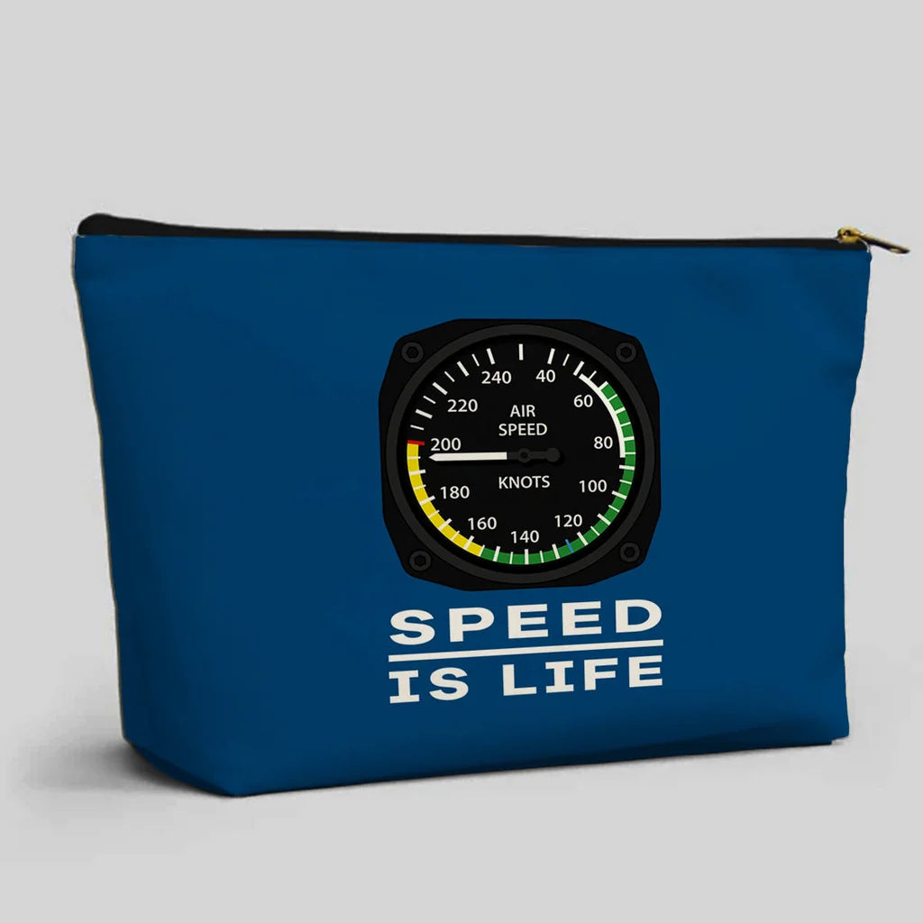 Speed Is Life Zipper Pouch - view 5