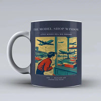 Thumbnail for VINTAGE G4381 - The Model Shop Window - Ceramic Mug design on darkblue