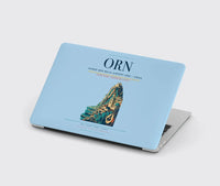 Thumbnail for Ahmed Ben Bella Airport (ORN) design on light blue MacBook case