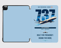 Thumbnail for Boeing 737-800 NG design on light blue ipad tablet case