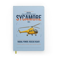 Thumbnail for Bristol Sycamore HR14 design on light blue notebook