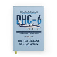 Thumbnail for DHC-6 Twin Otter Classic 300-G design on light blue notebook
