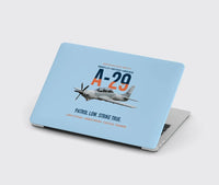 Thumbnail for A-29 Super Tucano Light Attack design on light blue MacBook case