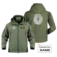 Thumbnail for Customisable Aviation Finger Print Jacket - view 5