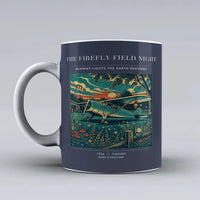 Thumbnail for VINTAGE G4400 - The Firefly Field Night - Ceramic Mug design on darkblue