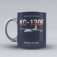 Thumbnail for KC-130F BuNo 149798 design on dark blue ceramic mug, double-side print