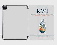 Thumbnail for Kuwait International Airport (KWI) design on light gray ipad tablet case