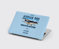 Thumbnail for Daher Kodiak 900 design on light blue MacBook case