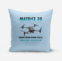 Thumbnail for DJI Matrice 30 design on light blue pillow