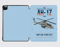 Thumbnail for Bell AH-1Z Viper design on light blue ipad tablet case