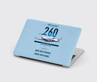 Thumbnail for Beechcraft King Air 260 design on light blue MacBook case